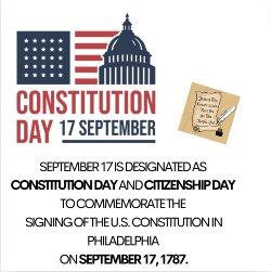 Constitution Day Sep. 17th